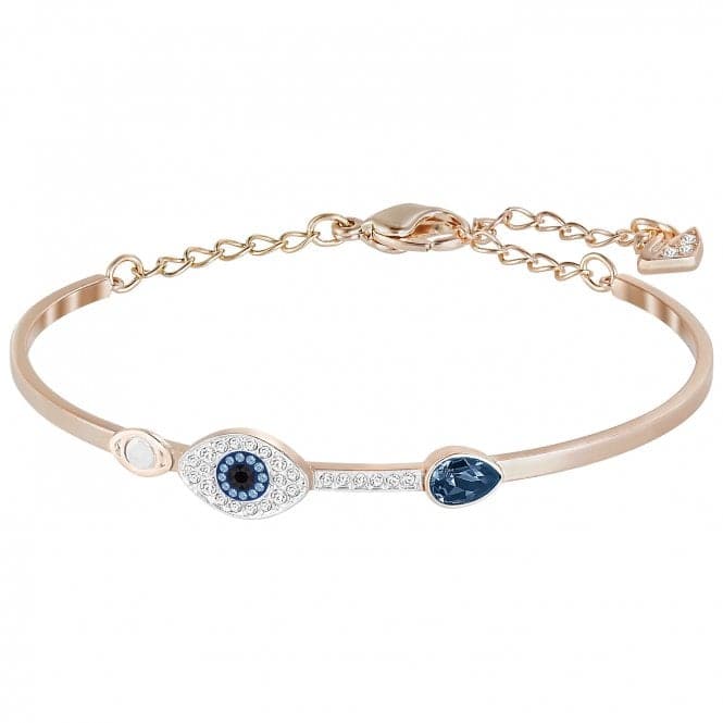 Swarovski Duo Evil Eye Bangle Blue Mixed Plating 5171991Swarovski5171991