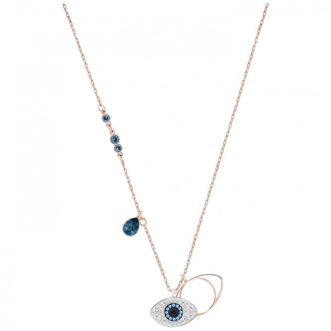 Swarovski Duo Evil Eye Pendant Blue Mixed Plating 5172560Swarovski5172560