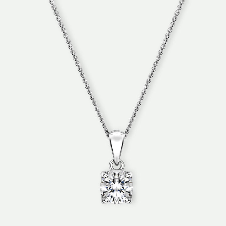 Sylvia | 9ct White Gold 0.33ct tw Lab Grown Diamond NecklaceCreated BrillianceBA0071789