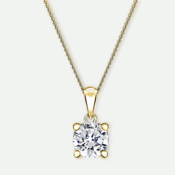 Sylvia | 9ct Yellow Gold 0.75ct tw Lab Grown Diamond NecklaceCreated BrillianceBA0071792