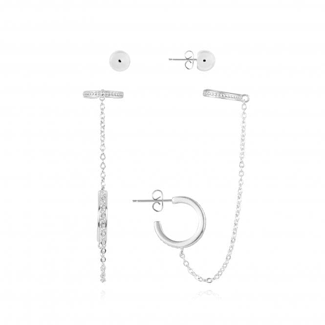 Tahlia Trio Chain Cuff Pack Earrings 4829Joma Jewellery4829