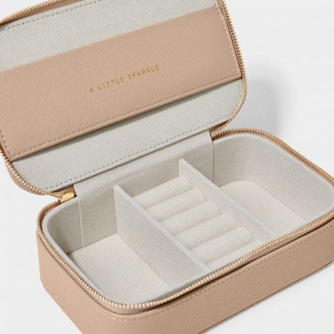 Tan Pebble Jewellery Box 'A Little Sparkle' KLB3012Katie LoxtonKLB3012