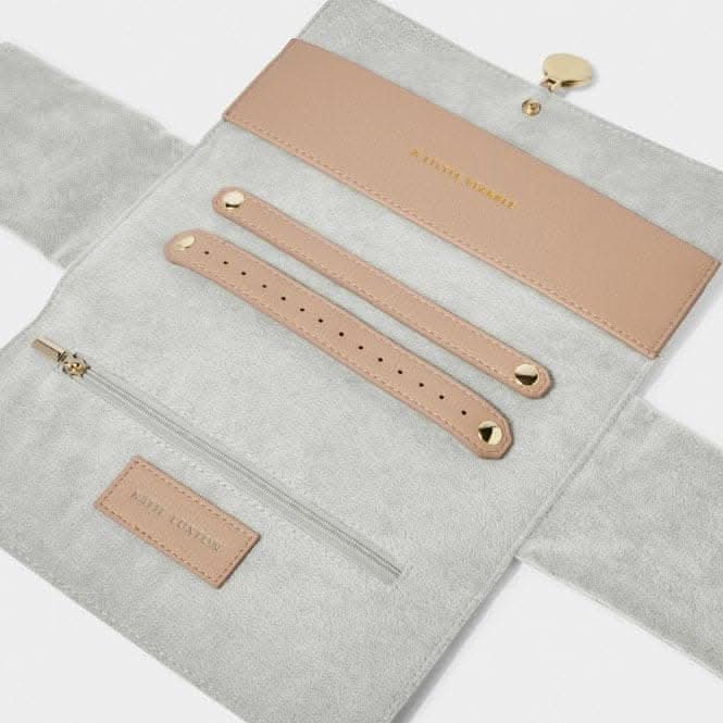 Tan Pebble Jewellery Roll 'A Little Sparkle' KLB3015Katie LoxtonKLB3015