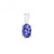 Tanzanite Claw Set Pendant PD232WTGemstones JewelleryPD232WT