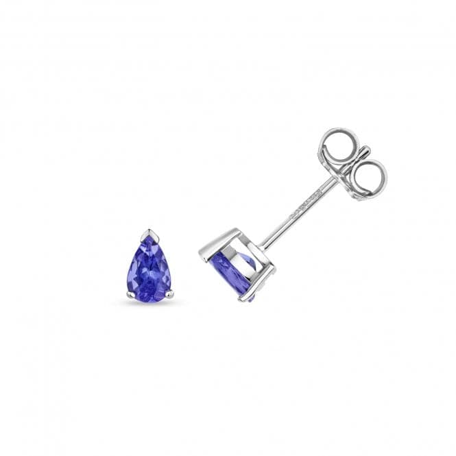 Tanzanite Claw Set Stud Earrings ED244WTGemstones JewelleryED244WT