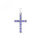 Tanzanite Cross Pendant PD275WTGemstones JewelleryPD275WT