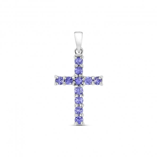 Tanzanite Cross Pendant PD275WTGemstones JewelleryPD275WT