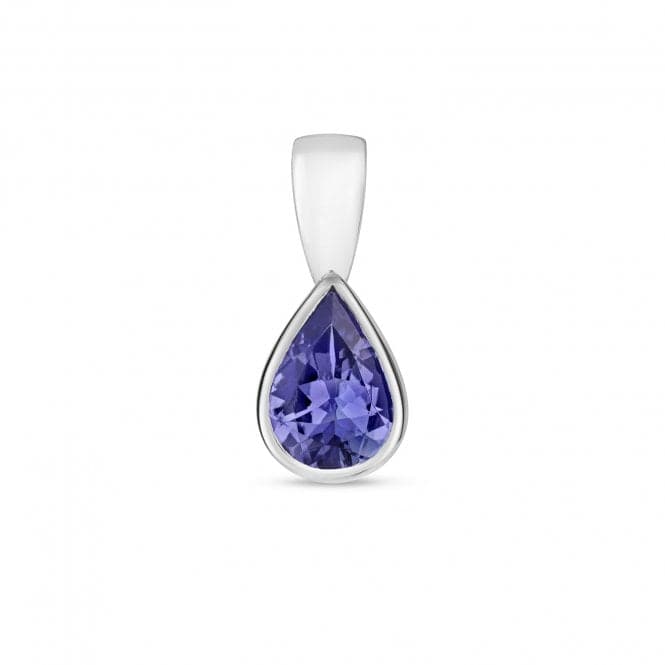 Tanzanite Rubover Pendant PD236WTGemstones JewelleryPD236WT