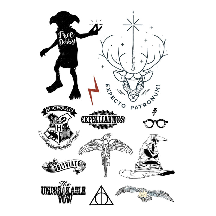 Harry Potter Set Of 35 Harry Potter Temporary Tattoos CR2606