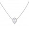 Teardrop Halo Cubic Zirconia Necklace N4403DiamonfireN4403