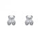 Teddy Bear Stud Earrings With Diamond E6431D for DiamondE6431