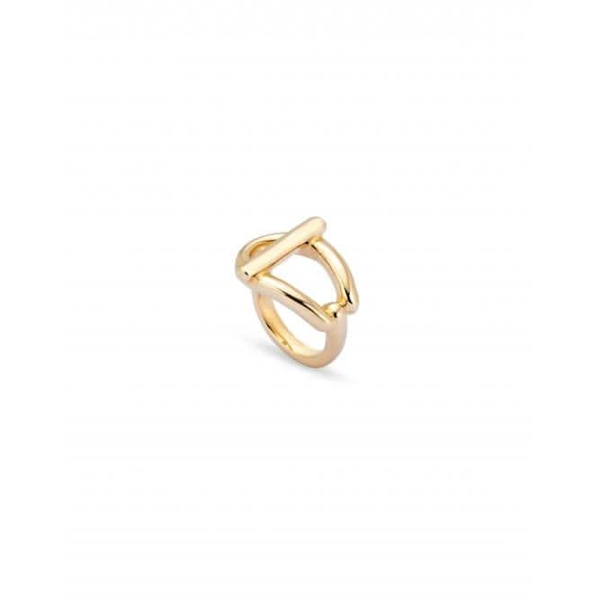Teen 18k Gold Plated RingUNOde50ANI0807ORO00012