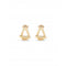 Teen 18k Gold - Plated Small Oval Link Shape Stud Earrings PEN0945ORO000UNOde50PEN0945ORO000