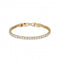 Tennis Deluxe Bracelet, White, Gold - tone plated 5511544Swarovski5511544