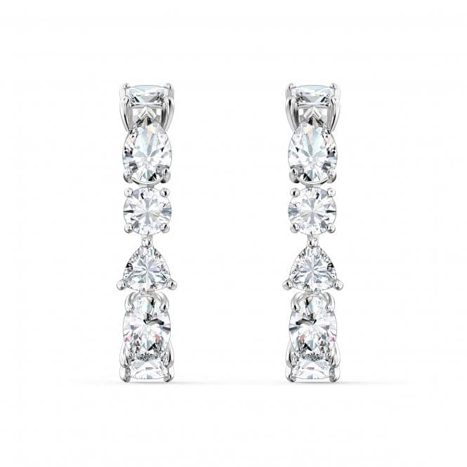 Tennis Deluxe Mixed White Rhodium Plated Earrings 5563322Swarovski5563322