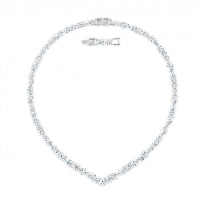 Tennis Deluxe Mixed White Rhodium Plated Necklace 5556917Swarovski5556917