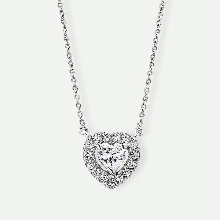 Tessa | 9ct White Gold 0.25ct tw Lab Grown Diamond NecklaceCreated BrillianceBA0071363