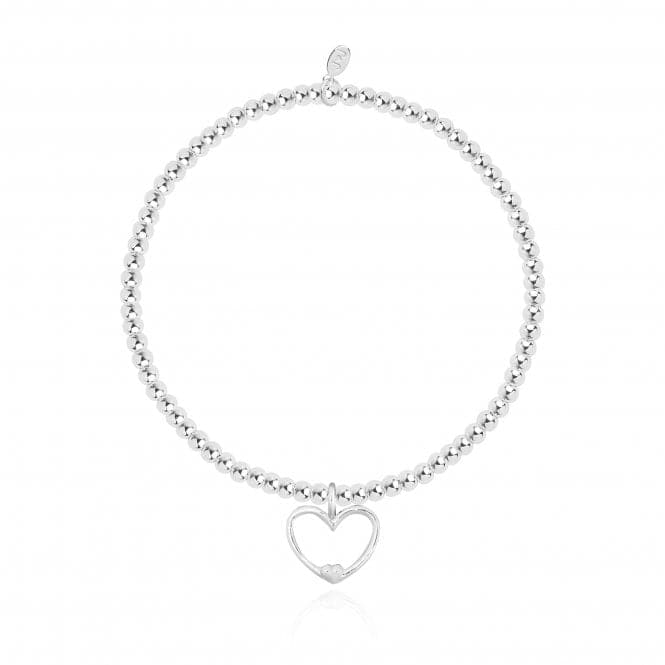 Thank You For Helping Me Tie The Knot Silver 17.5cm Stretch Bracelet Set 3528Joma Jewellery3528