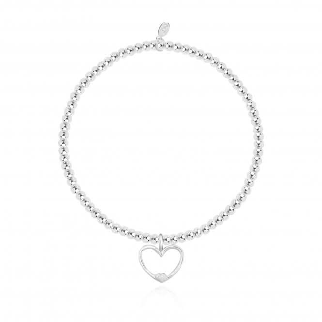 Thank You For Helping Me Tie The Knot Silver 17.5cm Stretch Bracelet Set 3528Joma Jewellery3528