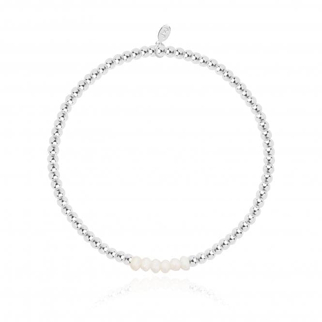 Thank You For Helping Me Tie The Knot Silver 17.5cm Stretch Bracelet Set 3528Joma Jewellery3528