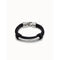 That'S It Silver Leather BraceletUNOde50PUL1241NGRMTL0