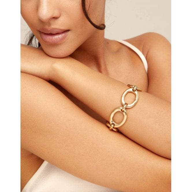 The One Golden Metal BraceletUNOde50PUL2337ORO0000U