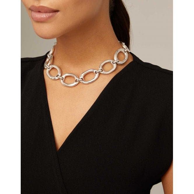 The One Silver Metal NecklaceUNOde50COL1819MTL0000U