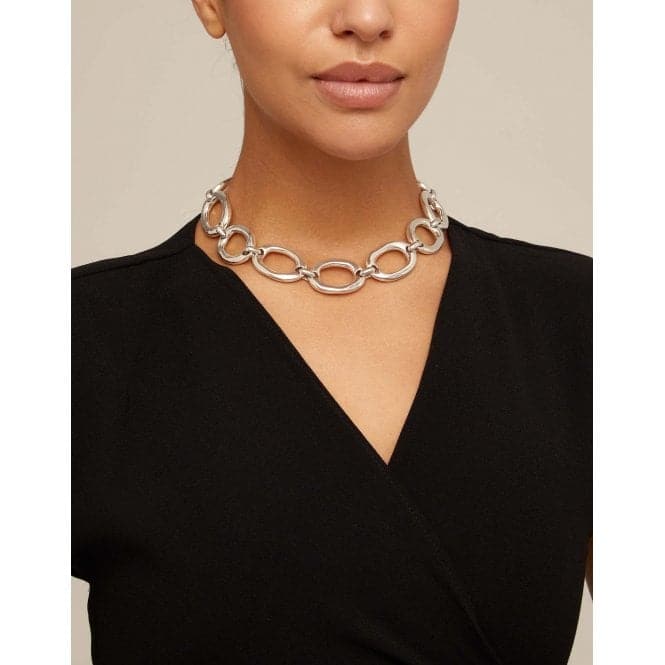 The One Silver Metal NecklaceUNOde50COL1819MTL0000U