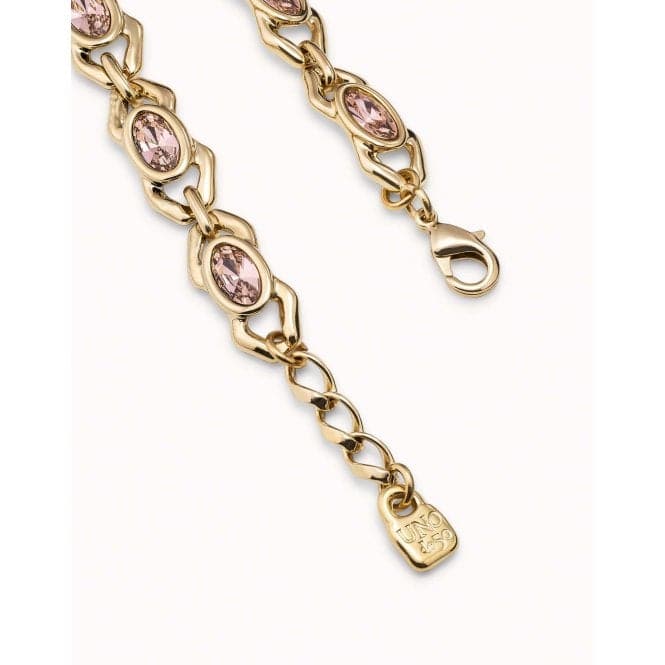 The Queen Pink Faceted Crystal BraceletUNOde50PUL2247RSAORO0U