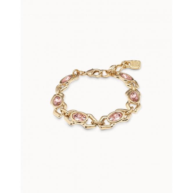 The Queen Pink Faceted Crystal BraceletUNOde50PUL2247RSAORO0U