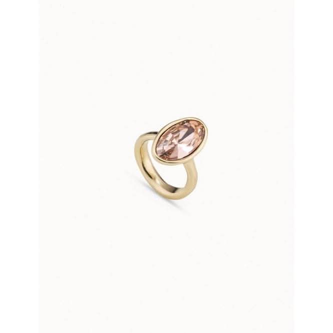 The Queen Rosa Faceted Crystal RingUNOde50ANI0740RSAORO09