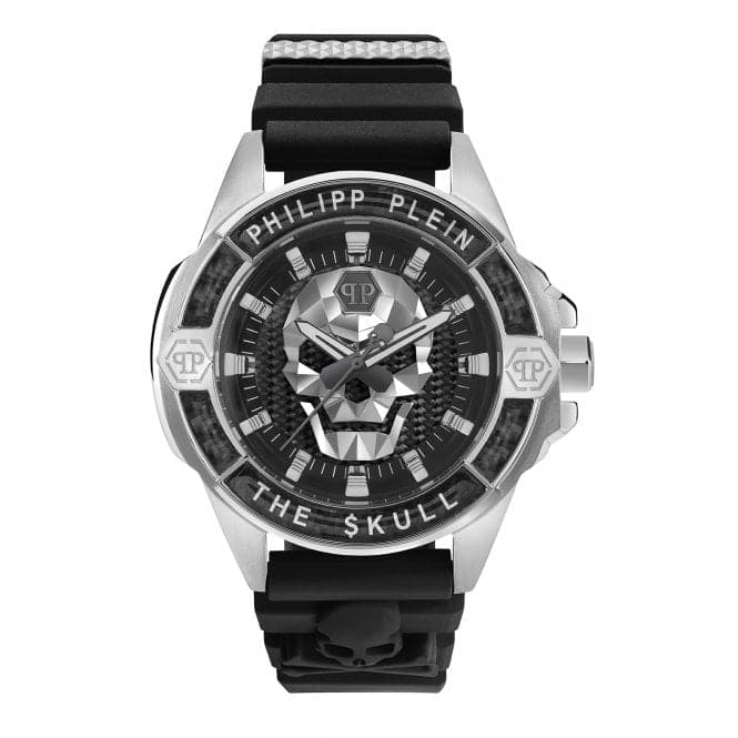 The Skull Carbon Fiber Steel Black Gents Watch PWAAA1622Philipp PleinPWAAA1622