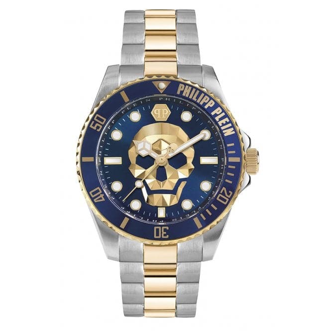 The Skull Diver Steel Blue Gents Watch PWOAA0722Philipp PleinPWOAA0722