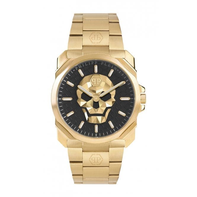 The Skull king Steel Gold Black Gents Watch PWLAA0822Philipp PleinPWLAA0822