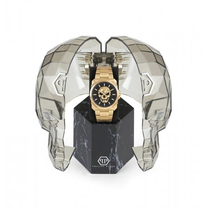 The Skull king Steel Gold Black Gents Watch PWLAA0822Philipp PleinPWLAA0822