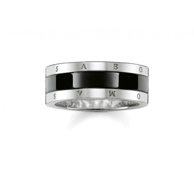 Thomas Sabo Black Ceramic Band Ring TR1994 - 454 - 11Thomas Sabo Sterling SilverTR1994 - 454 - 11 - 48