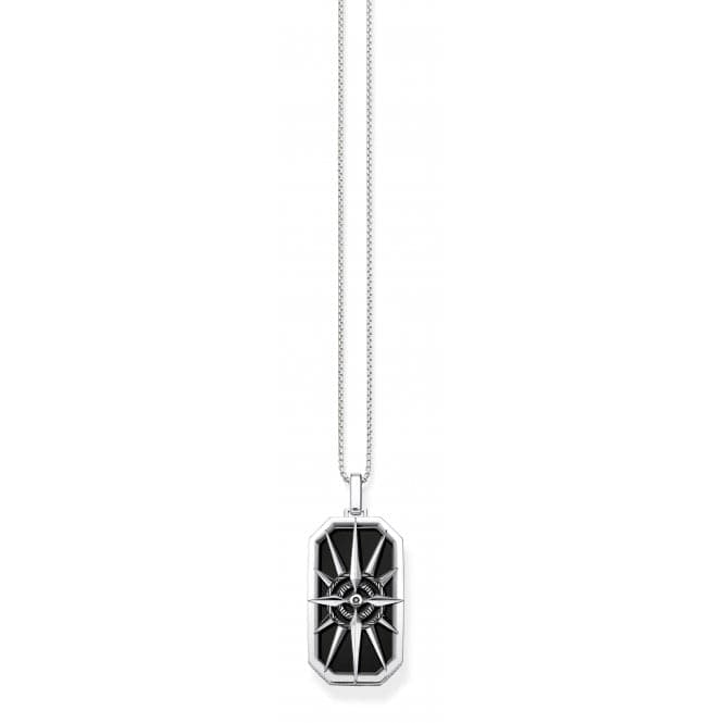 Thomas Sabo Black Compass Pendant PE869 - 641 - 11Thomas Sabo Sterling SilverPE869 - 641 - 11