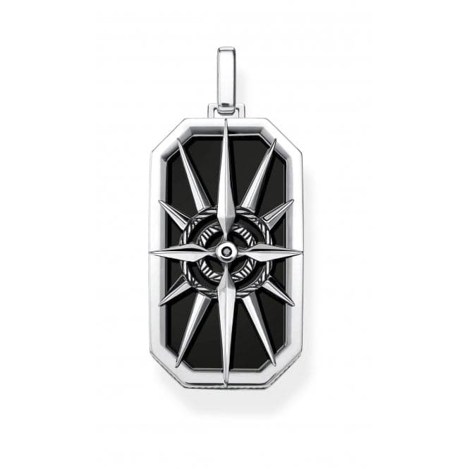 Thomas Sabo Black Compass Pendant PE869 - 641 - 11Thomas Sabo Sterling SilverPE869 - 641 - 11