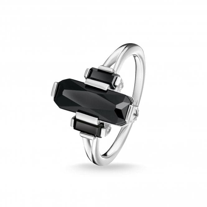 Thomas Sabo Black Onyx Ring TR2267 - 641 - 11Thomas Sabo Sterling SilverTR2267 - 641 - 11 - 60