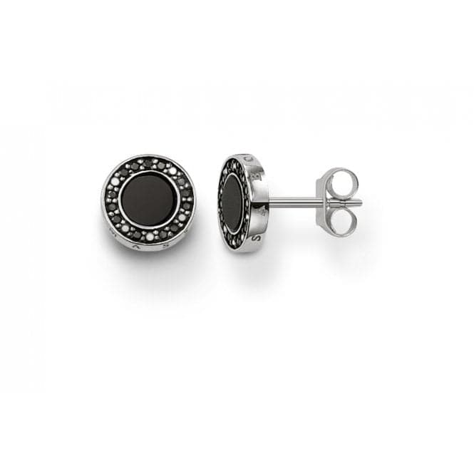 Thomas Sabo Blackened Onyx Zirconia Classic Earrings H1861 - 641 - 11Thomas Sabo Sterling SilverH1861 - 641 - 11