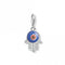 Thomas Sabo Blue Glass Hand of Fatima Sterling Silver Zirconia Glass Charm Pendant 1442 - 052 - 1Thomas Sabo Charm Club1442 - 052 - 1