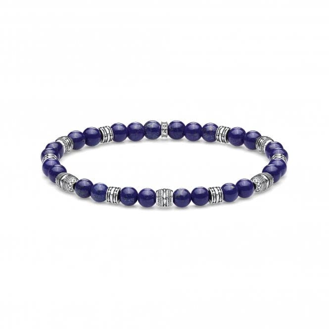 Thomas Sabo Blue Lucky Charm Beaded Bracelet A1923 - 531 - 1Thomas Sabo Sterling SilverA1923 - 531 - 1 - L19