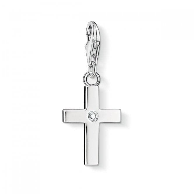 Thomas Sabo Charm Club Silver Cross with Stone Charm 0366 - 051 - 14Thomas Sabo Charm Club0366 - 051 - 14