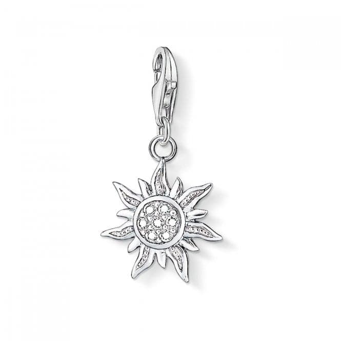 Thomas Sabo Charm Club Silver Cubic Zirconia Sun Charm 1040 - 051 - 14Thomas Sabo Charm Club1040 - 051 - 14