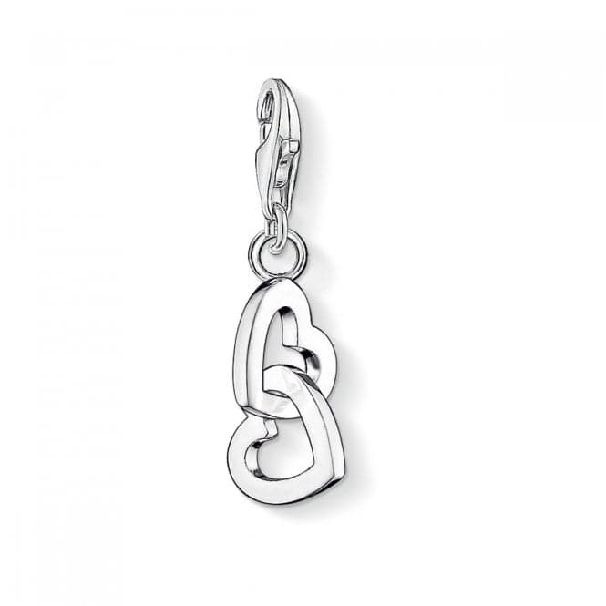 Thomas Sabo Charm Club Silver Double Hearts Charm 0773 - 001 - 12Thomas Sabo Charm Club0773 - 001 - 12