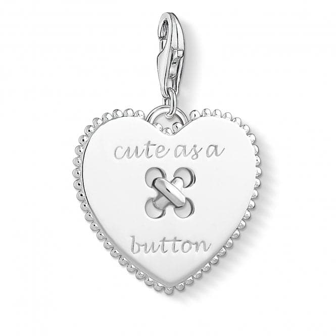 Thomas Sabo Charm Club Silver Heart Coin Charm 1485 - 001 - 21Thomas Sabo Charm Club1485 - 001 - 21