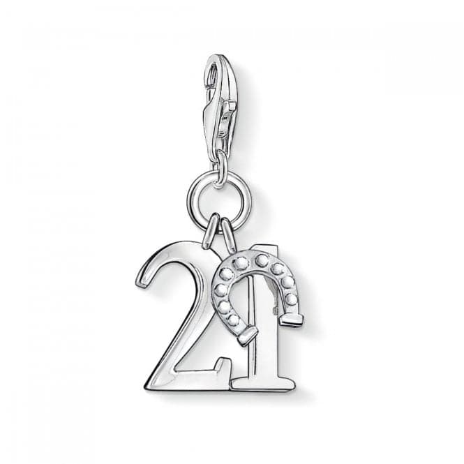 Thomas Sabo Charm Club Silver Lucky Number 21 Charm 0460 - 001 - 12Thomas Sabo Charm Club0460 - 001 - 12