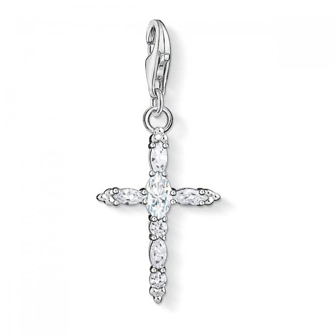 Thomas Sabo Charm Club Silver Zirconia Cross Charm 1484 - 051 - 14Thomas Sabo Charm Club1484 - 051 - 14