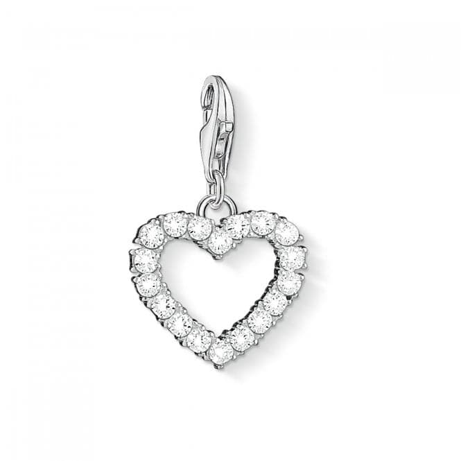 Thomas Sabo Charm Club Silver Zirconia Heart Charm 1482 - 051 - 14Thomas Sabo Charm Club1482 - 051 - 14