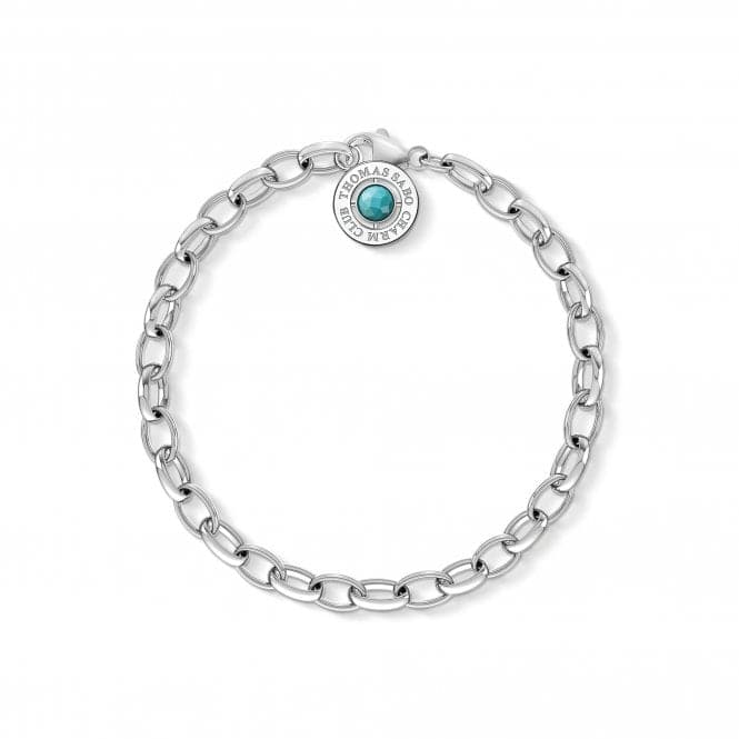 Thomas Sabo Charm Club Turquoise Bracelet X0229 - 404 - 17Thomas Sabo Charm ClubX0229 - 404 - 17 - L14.5